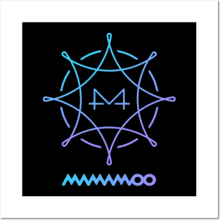 Mamamoo Logo Blue S Posters and Art